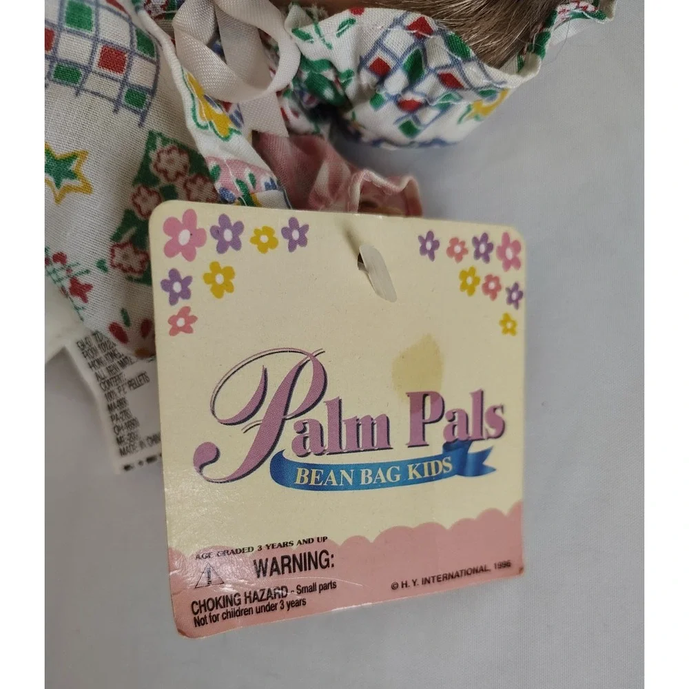 Vintage Lot Of 4 Gi-Go Expressions My Palm Pals Bean Bag Baby Dolls - NWT
